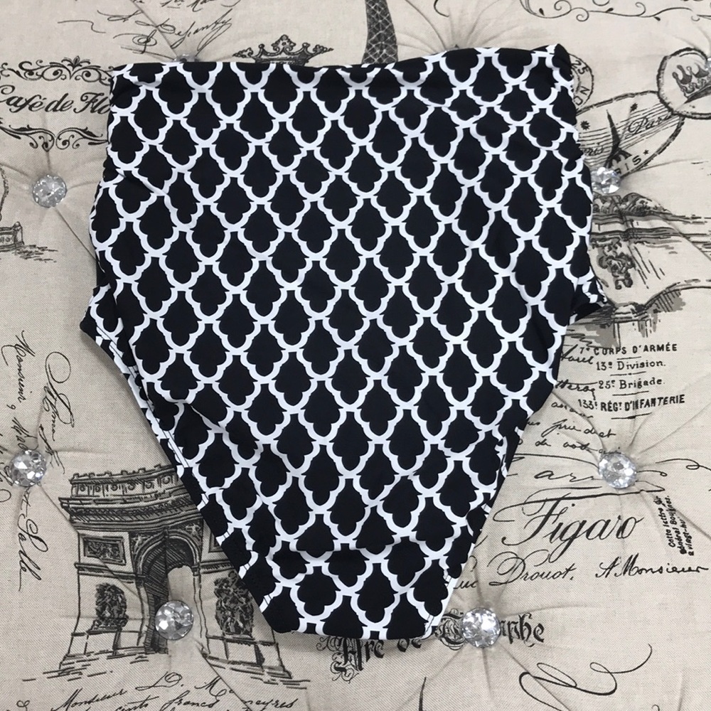 Athena Trellis High Waisted Bikini Bottoms - Picture 4 of 6